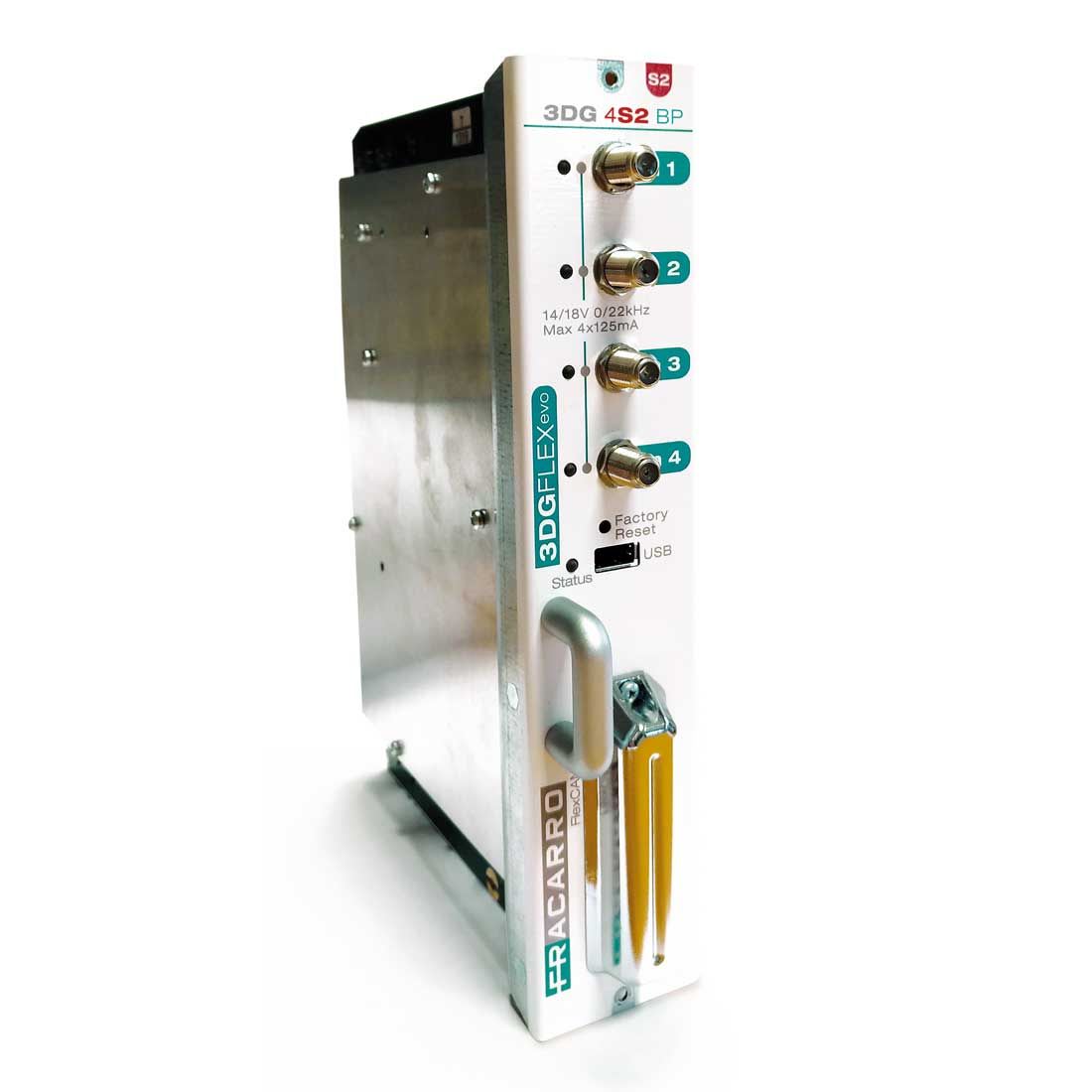 Fracarro Portenseigne - Quadruple Transmodulateur DVBS2/Back Panel