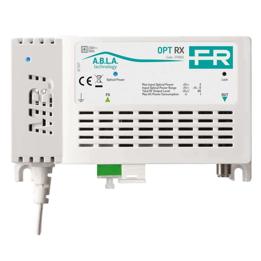 Fracarro Portenseigne - Récepteur optique TNT+SAT, 1270-1610, SC/APC
