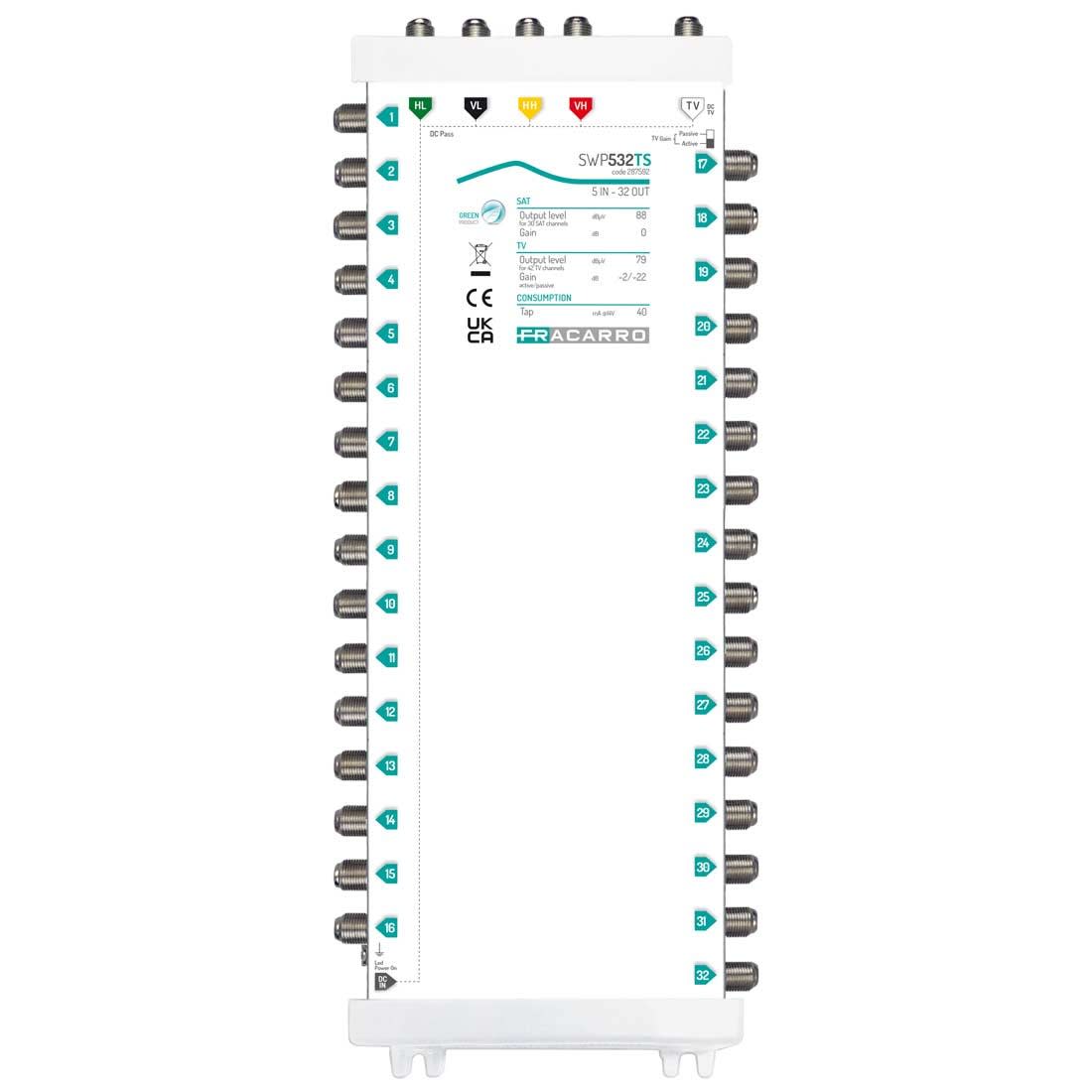 Fracarro Portenseigne - Msw compact 5E/32S Actif ou Passif