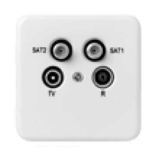 Fracarro Portenseigne - Boîte d'arrivée FM/DAB+TV+SAT1+SAT2