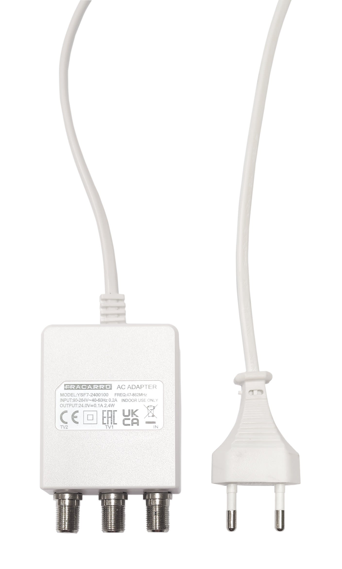 Fracarro Portenseigne - Alimentation 24V/100mA, 2 sorties connectique F