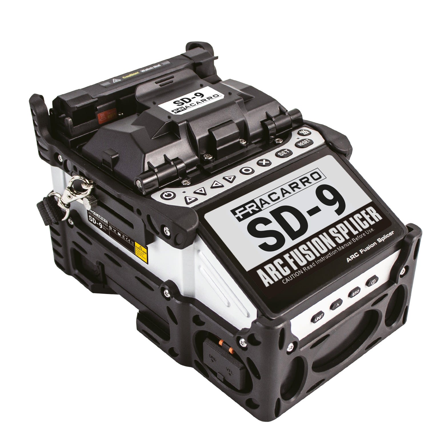 Fracarro Portenseigne - Soudeuse Optique, photomètre +VFL intégré, 3 axes c?ur à coeur + accessoires