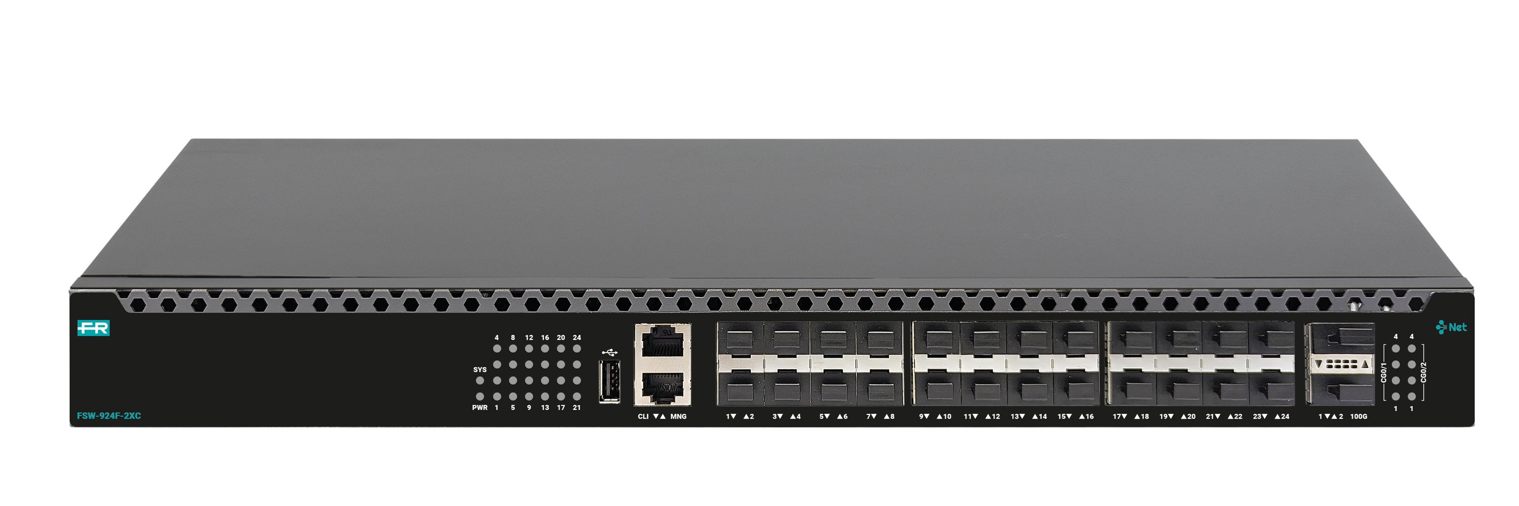 Fracarro Portenseigne - Switch coeur de réseau Niveau 3, 24 ports SFP 10GE, jusque 4096 VLAN