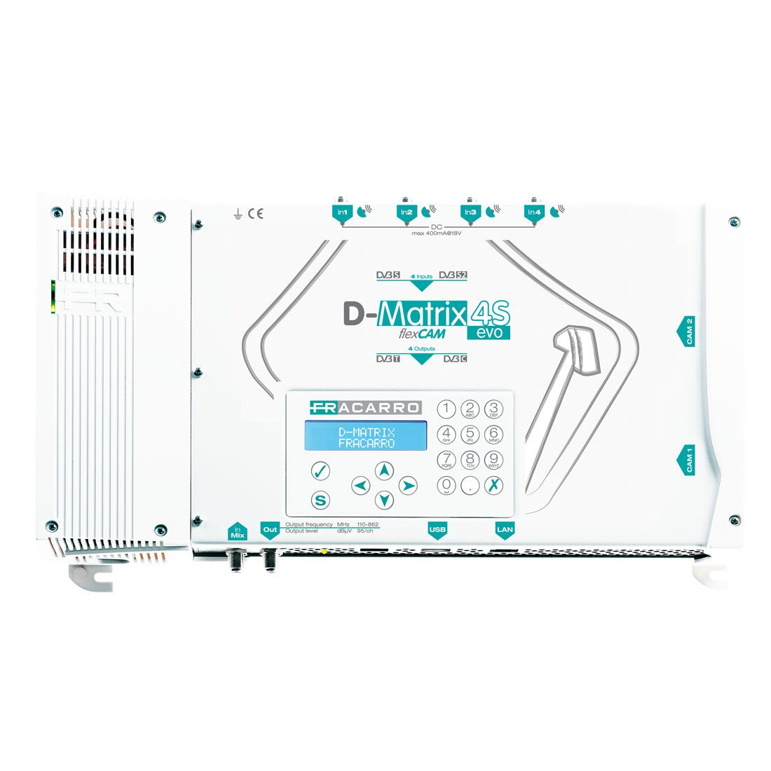 Fracarro Portenseigne - Transmodult 4E QPSK 4S COFDM 2 port PCMCIA