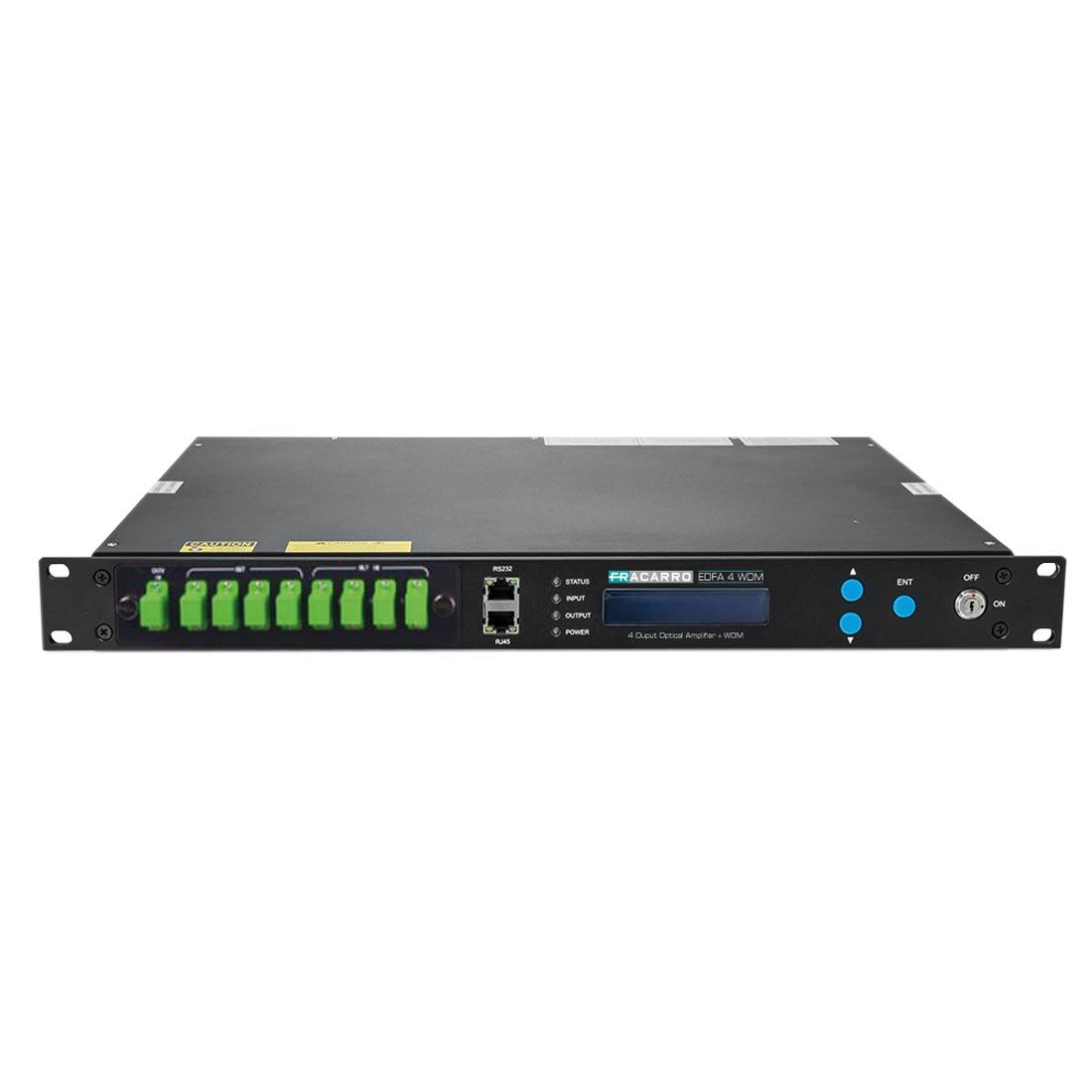 Fracarro Portenseigne - Amplificateur Optique 1550nm, 1 entrée 1550nm, 4 entrées 1310-1490 avec couplage