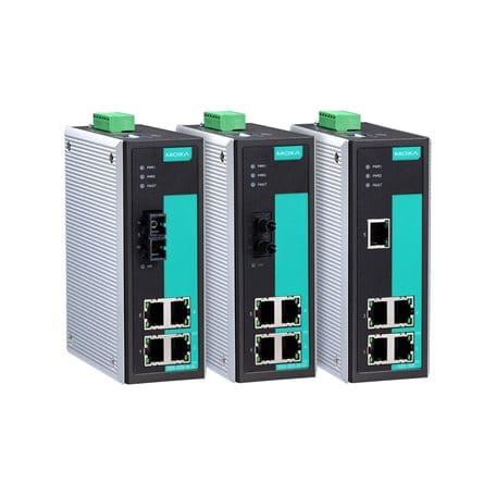 ADM 21 - Unmanaged switch 4 10/100T(X) , 1 MM 100FX , ST , 0 ~ 60°C