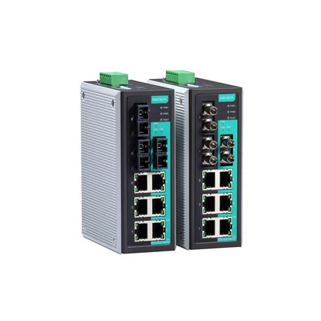ADM 21 - Unmanaged switch 6 10/100T(X) , 3 MM 100FX , SC , -10 ~ 60°C
