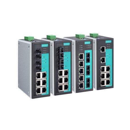 ADM 21 - Entry-levelManaged switch 5 10/100T(X) , 3 SM 100FX , SC , -48VDC, -40 ~ 75°C