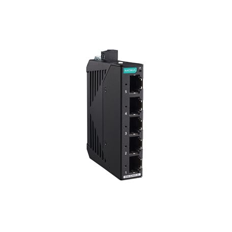 ADM 21 - Unmanaged full Gigabit switch 5 ports, 12/24/48 VDC, metal housing, -40 to 75°C