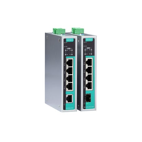 ADM 21 - Unmanaged PoE switch 4 PoE 100/1000T(X) , 1 1000X (SFP slot) , -40 ~ 75°C