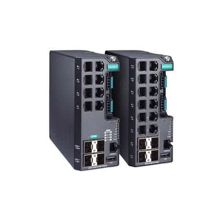 ADM 21 - Managed switch 8 100/1000T(X) 802.3bt PoE, 4 SFP , 12/24/48 VDC, -10 to 60°C