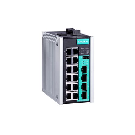 ADM 21 - Managed switch 12 100/1000T(X) , 4 100/1000 SFP slots, -10°C ~ 60°C