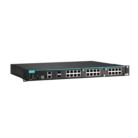 ADM 21 - Modular switch 8 T(X) , 2 T(X) or SFP, 2 slots ,  (48 VDC), -40 ~ 75°C