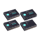 ADM 21 - 4 device server, 10/100M , RS-232, DB9 male, 12-48 VDC, W/o Adapter