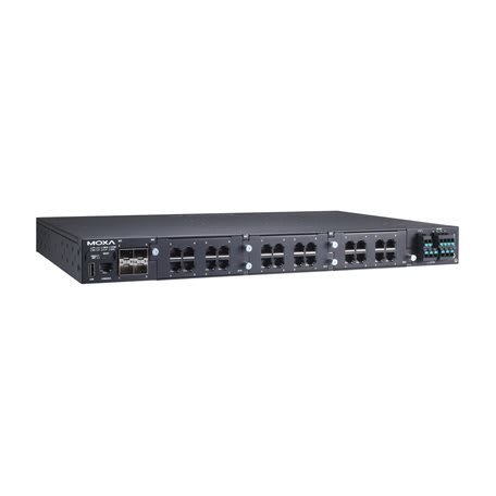 ADM 21 - Layer 2 modular switch 4 SFP, 3 slots, PoE , (220 VAC/VDC), -40 to 75°C