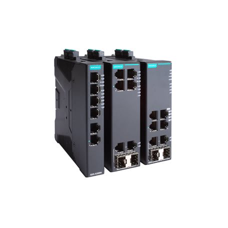 ADM 21 - Compact Gigabit smart switch 4 T(X), 2 T(X) or SFP, 12/24/48 VDC, -40 to 75°C
