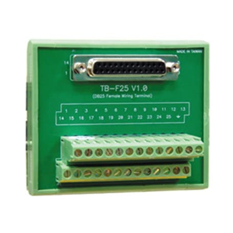 ADM 21 - DB25 female DIN-rail wiring terminal