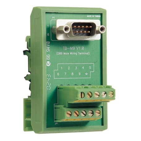 ADM 21 - DB9 male DIN-rail wiring terminal