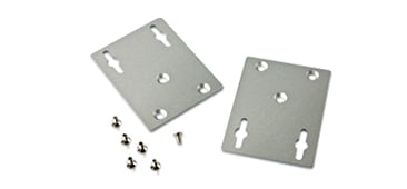 ADM 21 - Wall-mounting kit with 1 plate (160 x 89 x 2.0 mm), 4 screws, gray
