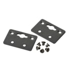ADM 21 - Wall-mounting kit with 2 plates (35 x 24 x 1.2 mm) and 6 screws
