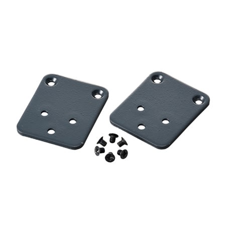 ADM 21 - Wall-mount kit with 2 plates (35 x 44 x 2.5 mm), 6 screws (FTS x 6 M3 x 4 mm)
