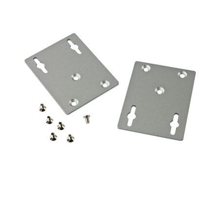 ADM 21 - Wall mounting kit with 2 plates (51.6 x 67 x 2 mm) and 6 screws
