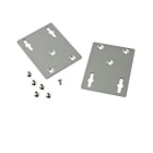 ADM 21 - Wall mounting kit with 2 plates (51.6 x 67 x 2 mm) and 6 screws