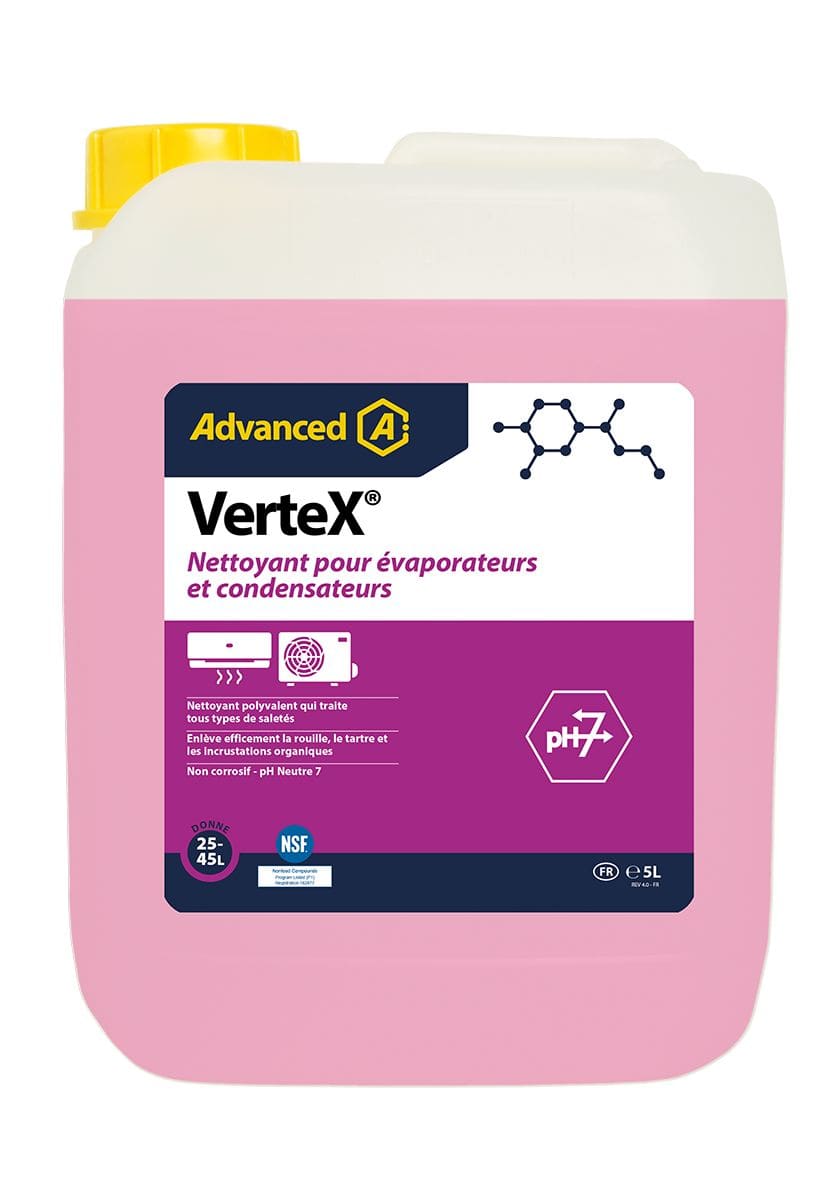 Aspen Pump - VerteX (Bidon de 5 L) Nettoyant (pH neutre) pour évaporateur et condenseur