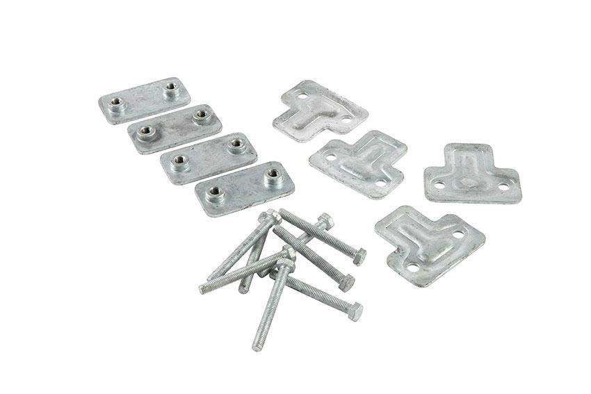 Aspen Pump - Kit de fixation pour unité sur châssis Big Foot 40 x 40 mm (sachet de 4 pièces)
