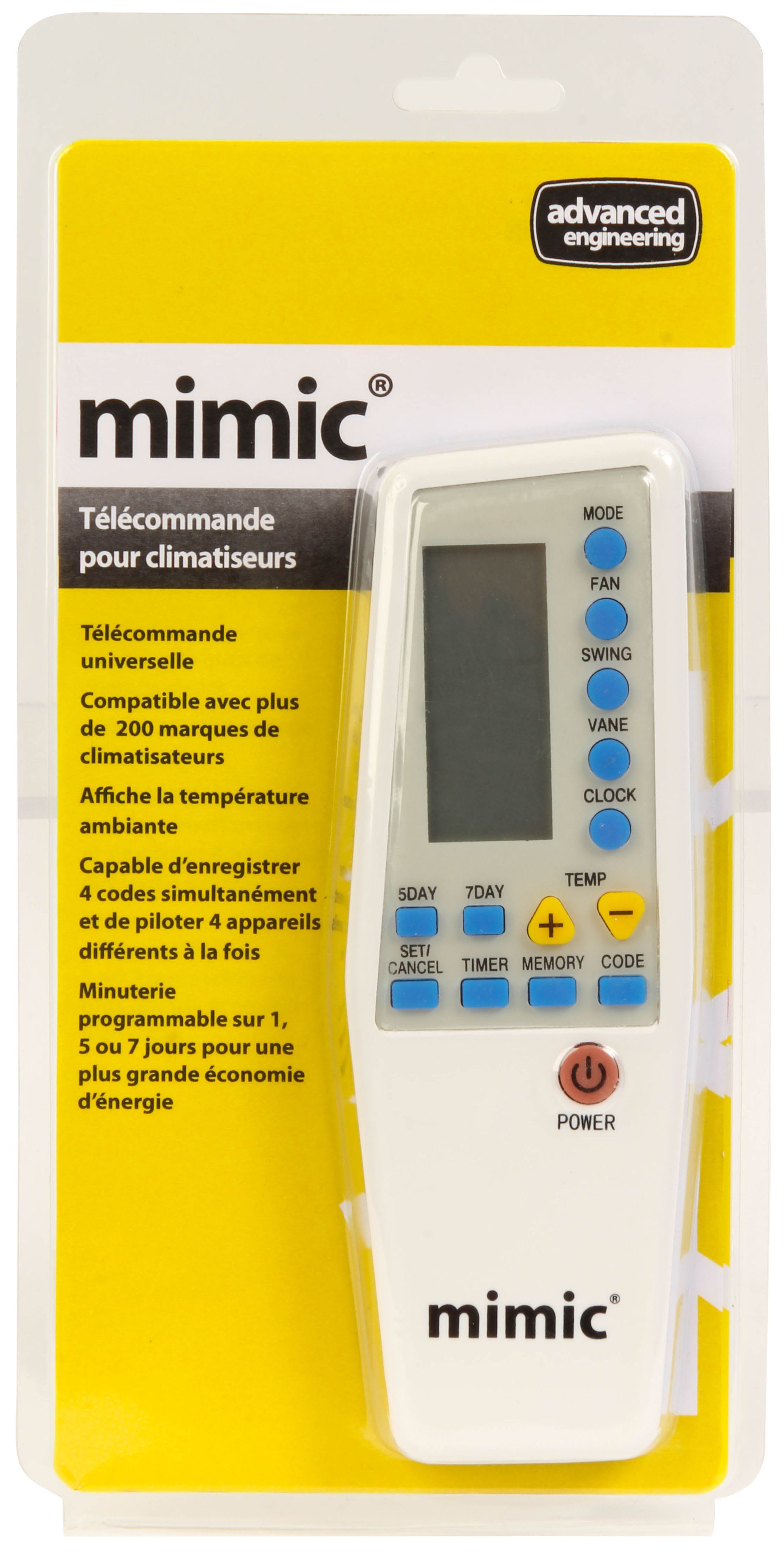 Aspen Pump - Mimic Télécommande universelle