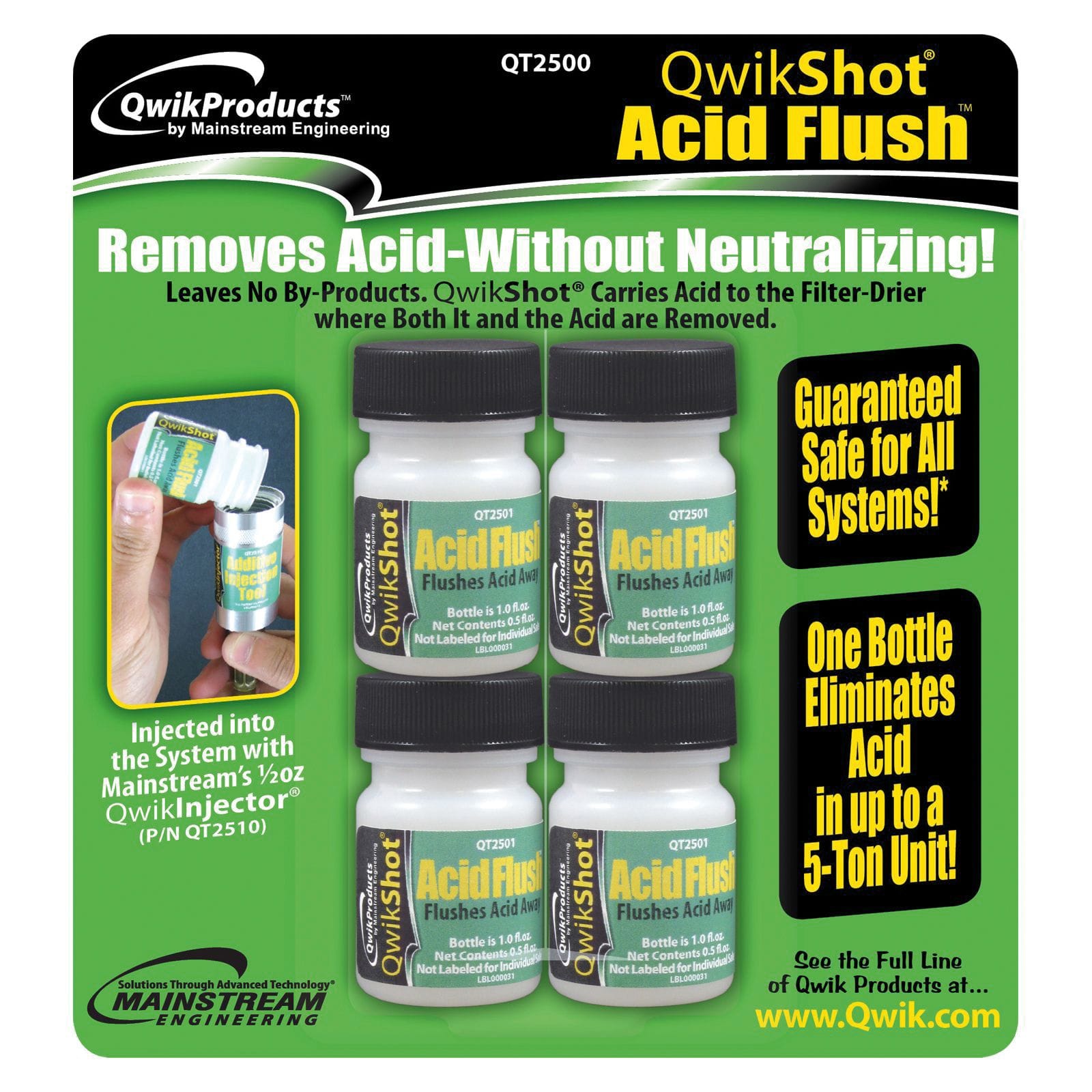 Aspen Pump - QwikShot - Système d'élimination d'acidité