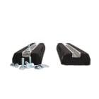 Aspen Pump - Paire de supports de sol rubber Big Foot Mini 500mm charge max 268kg, visserie