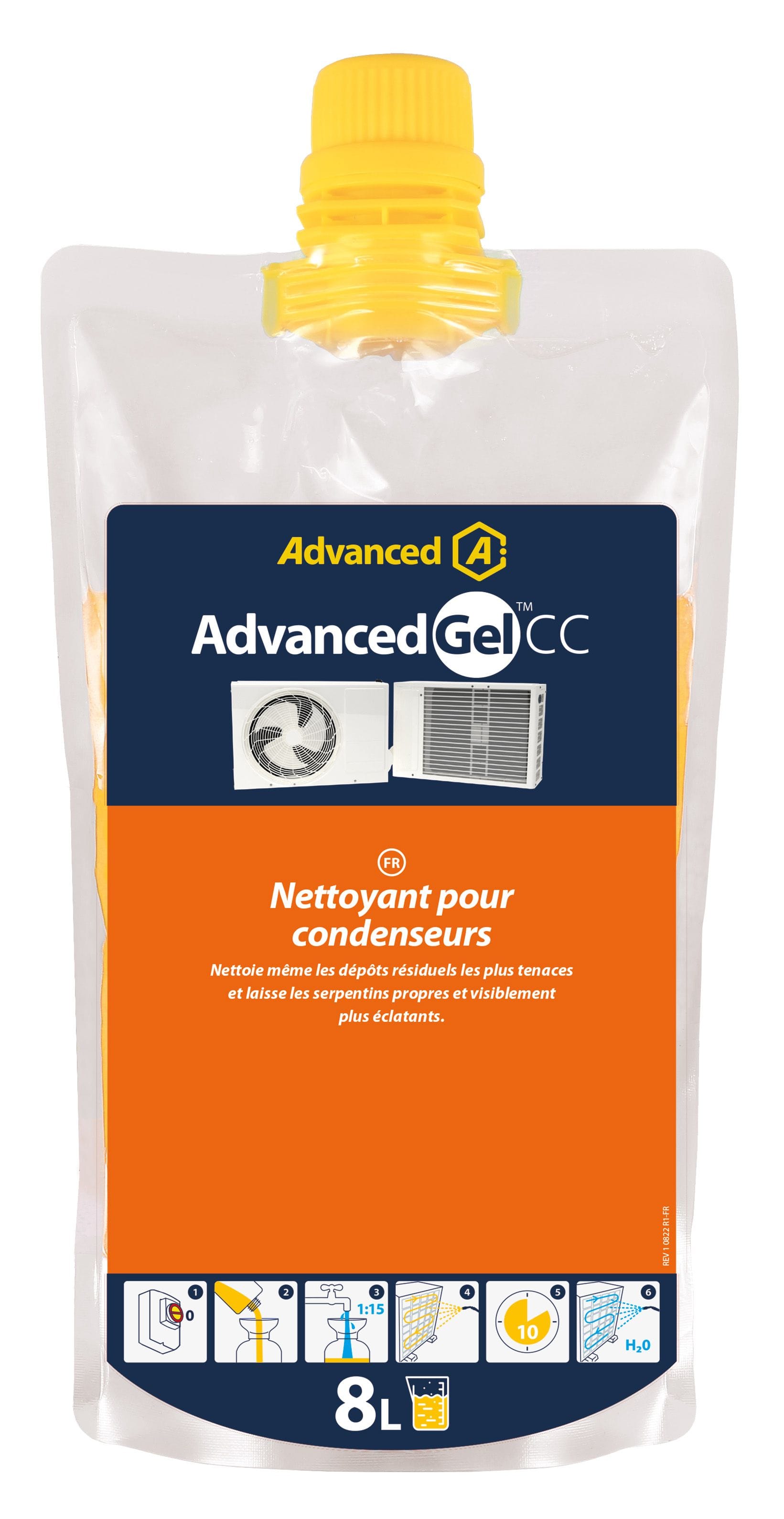 Aspen Pump - Advanced Gel CC (490ml), nettoyant gel concentré pour condenseurs à diluer