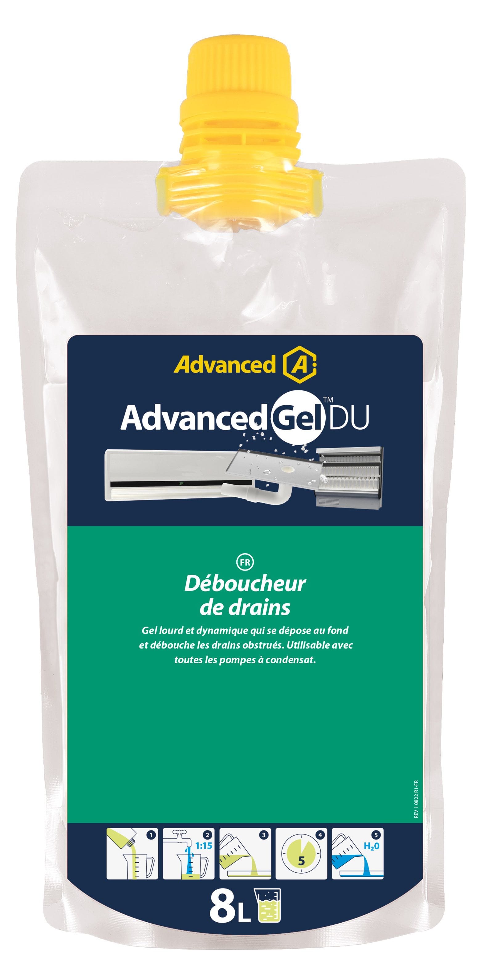 Aspen Pump - Advanced Gel DU (490ml), déboucheur de drains en gel concentré à diluer