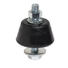 Aspen Pump - Pieds Anti-vibration 22x39mm 50kg noir (sachet de 4)