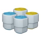 Aspen Pump - Kit Susta+ Anti-vibr. jaune-bleu 80kg