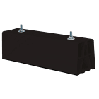 Aspen Pump - Base au sol Noire 350x100m