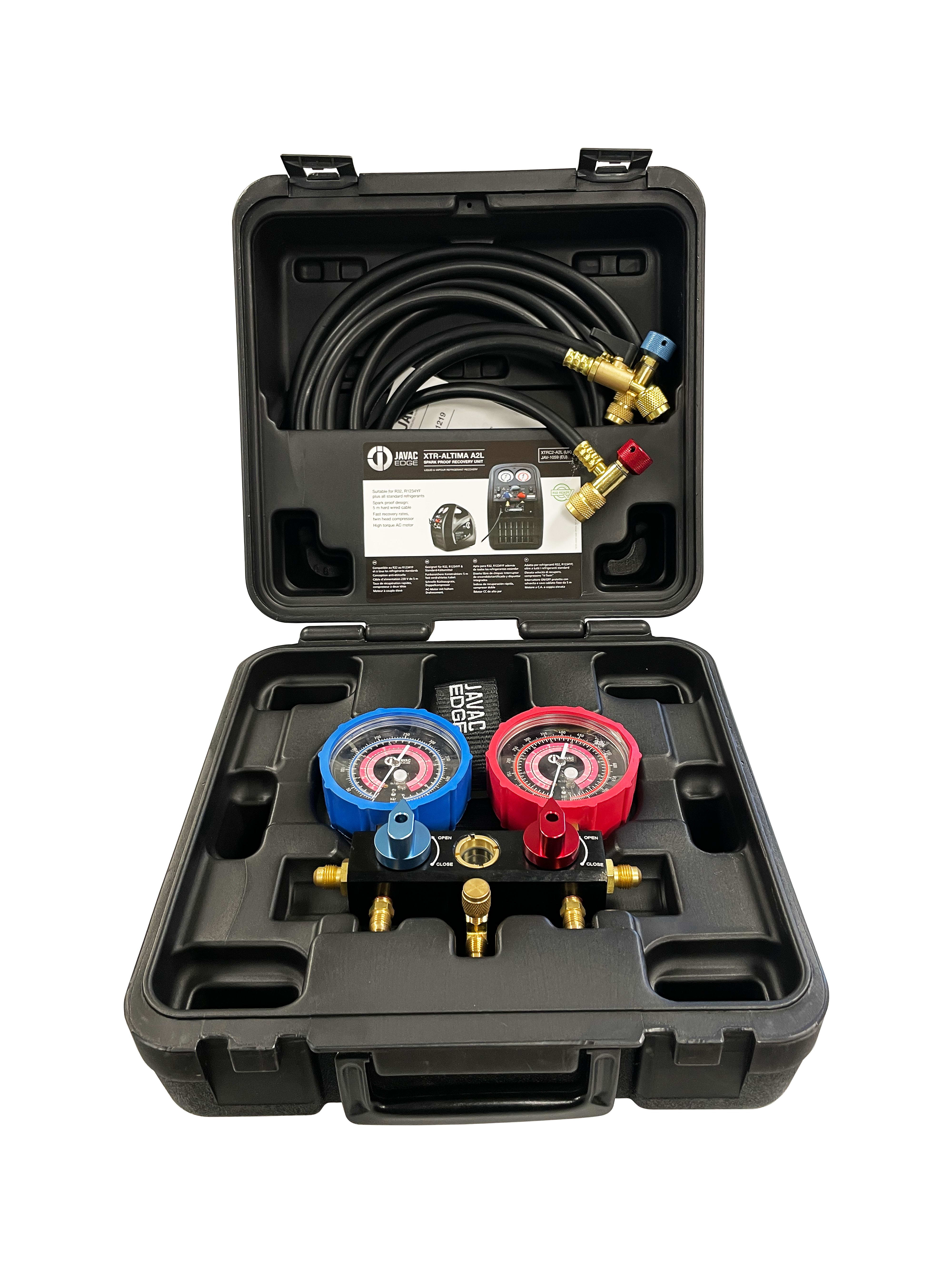 Aspen Pump - JE Manifold 2v R32/R410 flex. bil +étui