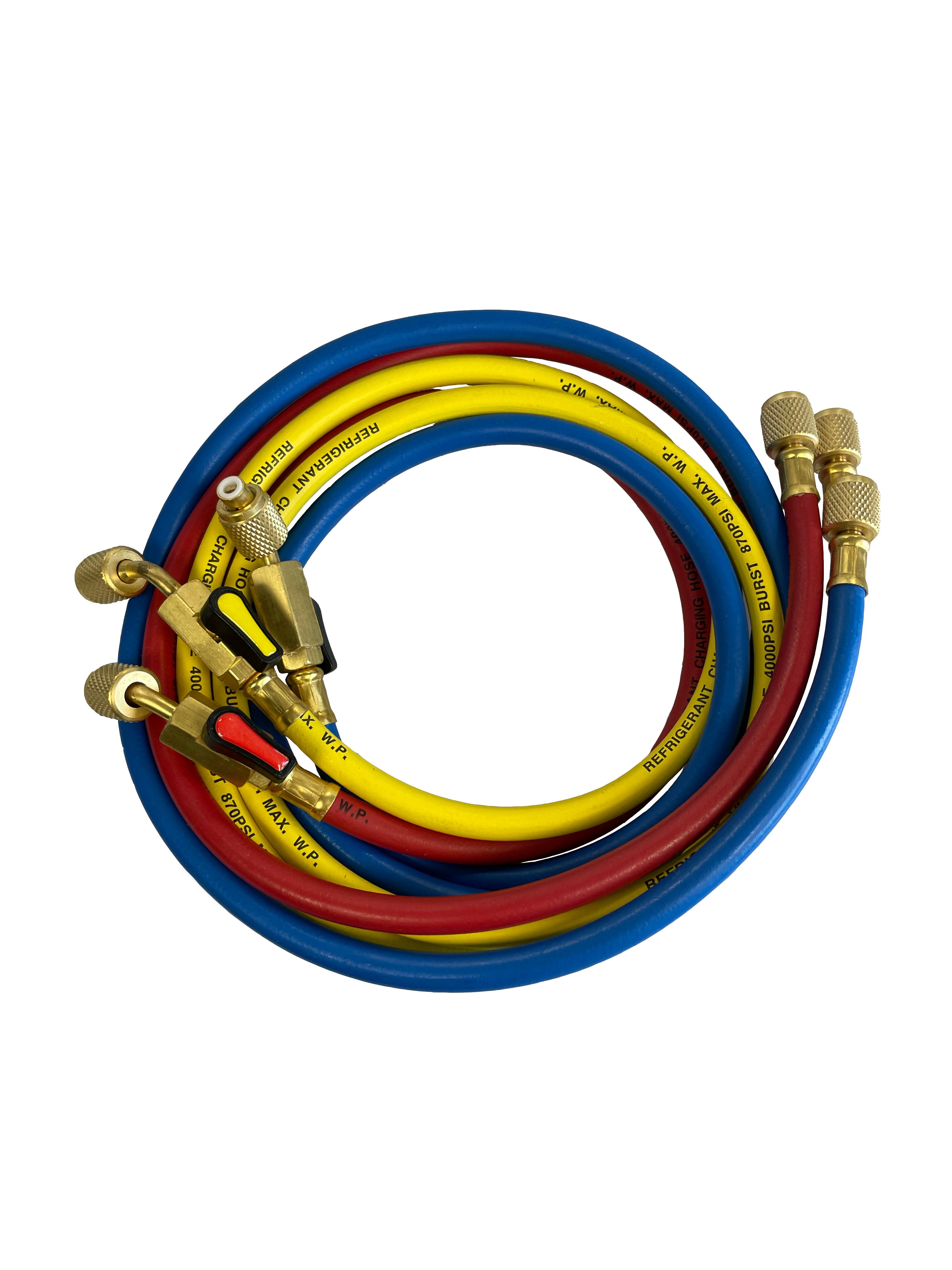 Aspen Pump - Flexibles R410a vanne avec robinet à bille sphérique 1/4 x 5/16 72" Javac