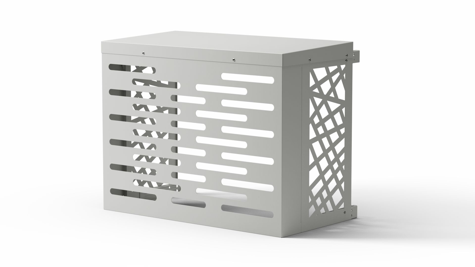 Aspen Pump - Cache Clim DESIGN BOX AMBRA taille M blanc 1050x950x650/850mm