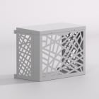 Aspen Pump - Cache Clim DESIGN BOX DIAMANTE taille M blanc 1050x950x650/850mm