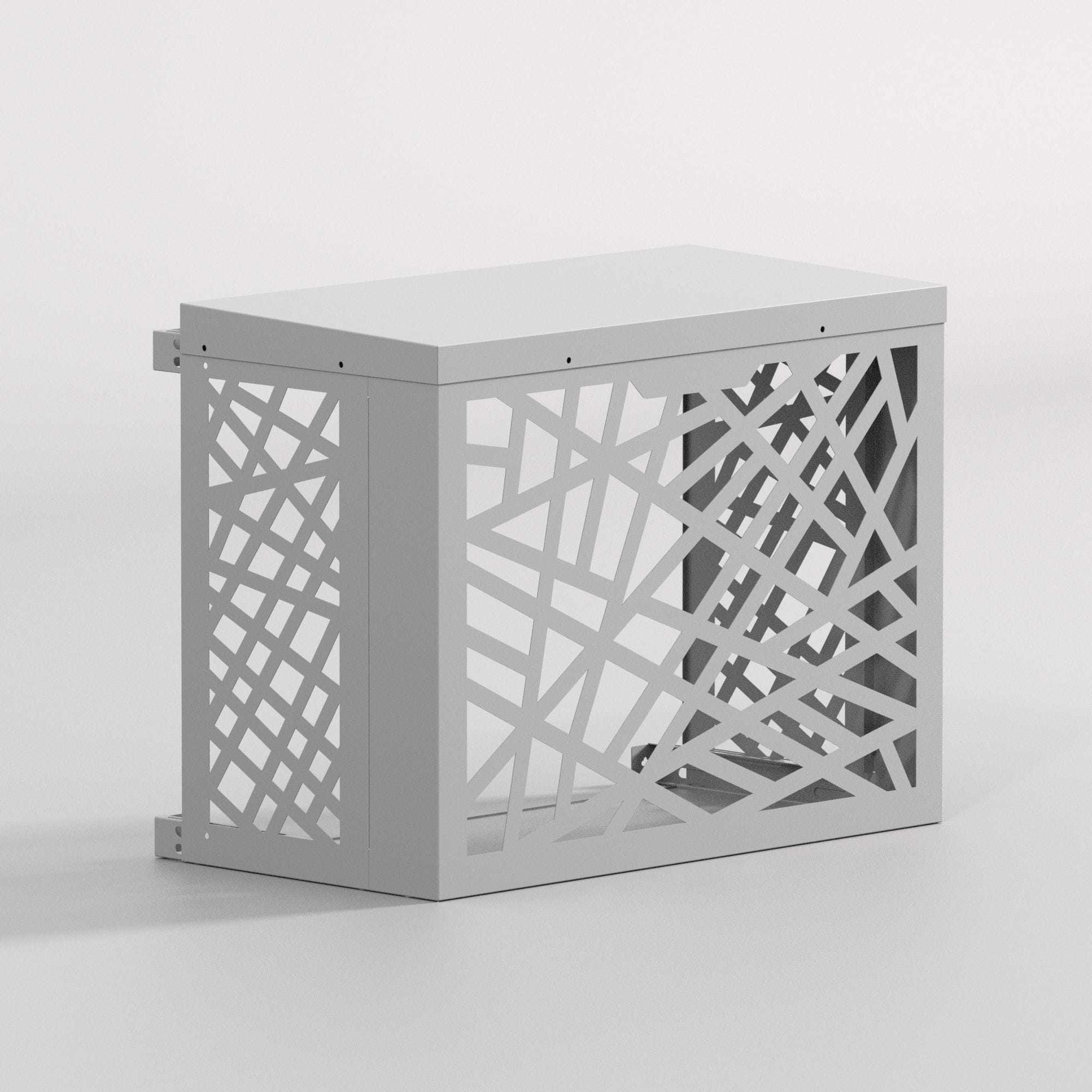 Aspen Pump - Cache Clim DESIGN BOX DIAMANTE taille XXL blanc 1400x1600x650/850mm