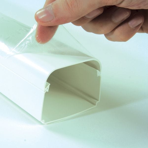 Aspen Pump - Climaplus goulotte 90x65mm RAL1015 ivoire 2m +Film