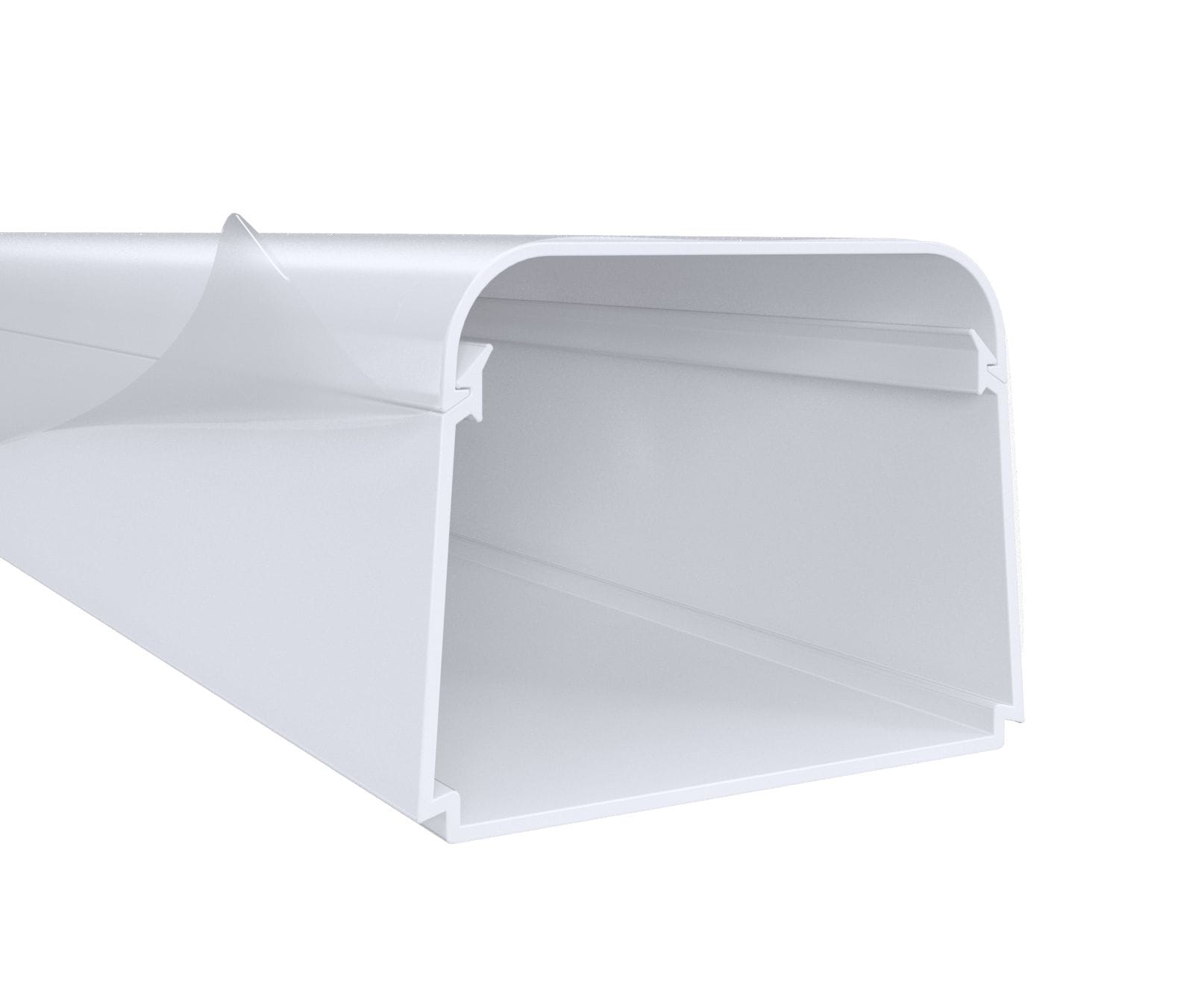 Aspen Pump - Climaplus goulotte 125x75mm RAL9003 blanc sécurité 2m+Film