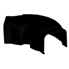 Aspen Pump - Coude Reglable 70x55mm Noir