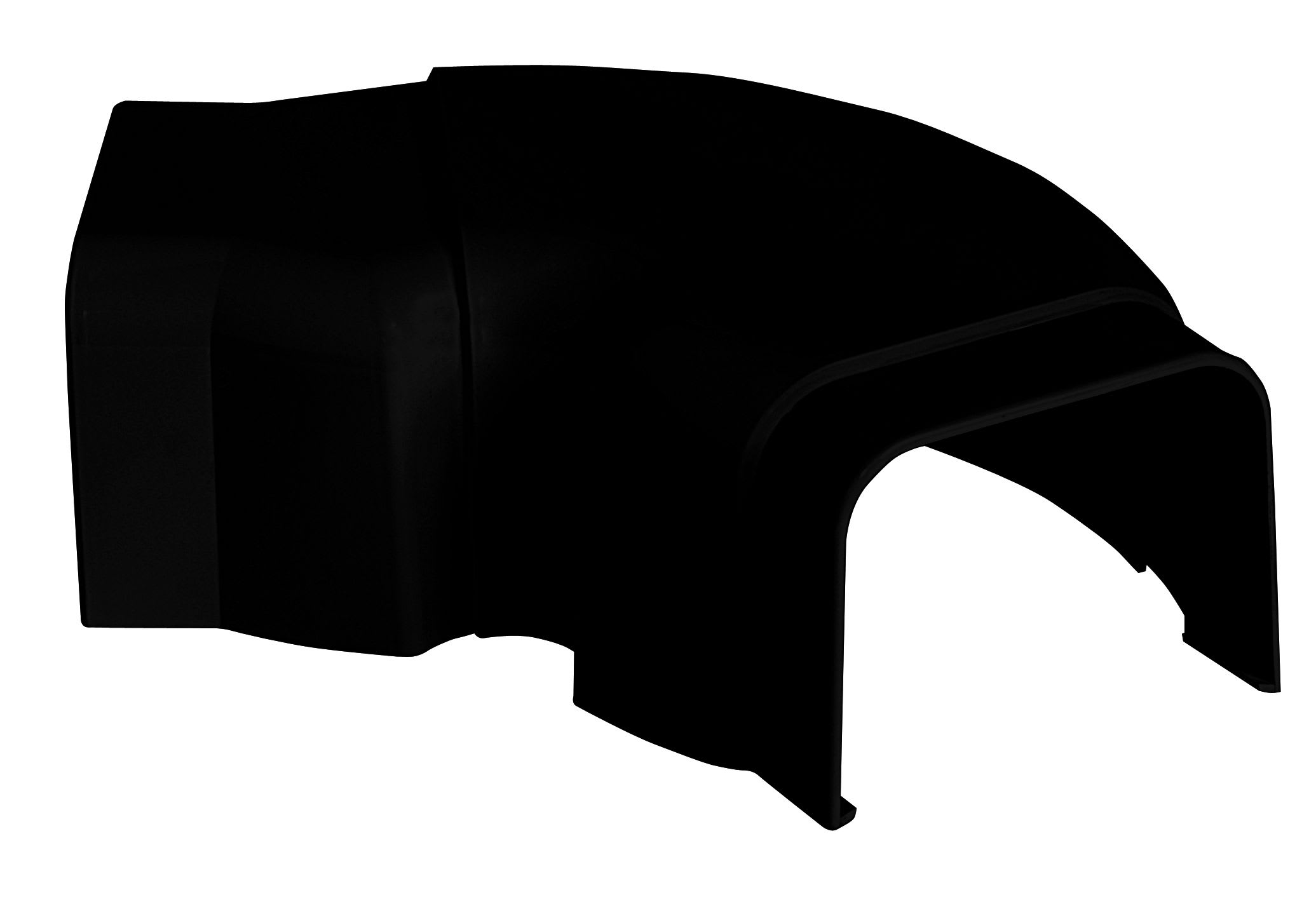 Aspen Pump - Coude Reglable 80x60mm Noir