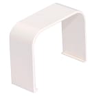 Aspen Pump - Pièce de connexion 110x75mm blanc de sécurité RAL9003 pour goulotte EUROSPLIT