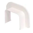 Aspen Pump - Rosette murale 110X75 blanc de sécurité RAL9003 pour goulotte EUROSPLIT