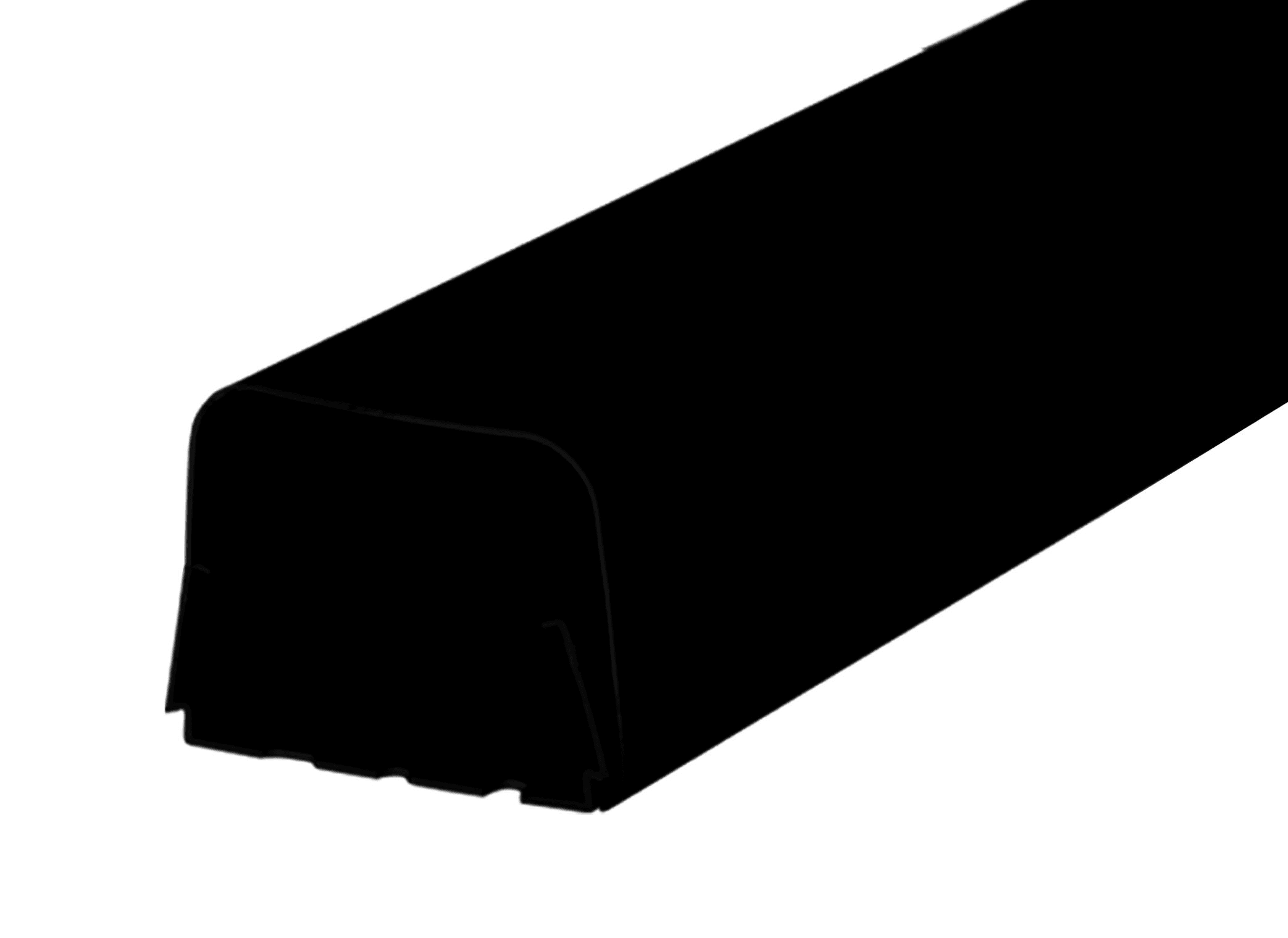 Aspen Pump - EUROSPLIT goulotte 80x60mm Noire RAL9005 + Film