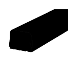 Aspen Pump - EUROSPLIT goulotte 80x60mm Noire RAL9005 + Film